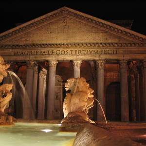 Esquina de la Piazza del Pantheon