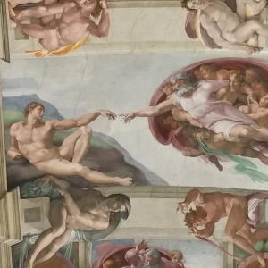 Creazione di Adamo, Cappella Sistina